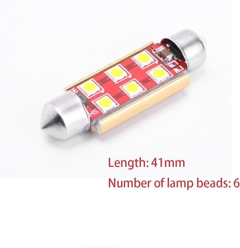 مصباح قبة لخريطة السيارة من Riloer، 578 لمبة LED لمبات فسطون 41 مم/1.6 بوصة، 211-2 212-2 مصابيح LED داخلية ساطعة لمبة قراءة السقف 3030 SMD LED Chip in Saudi Arabia