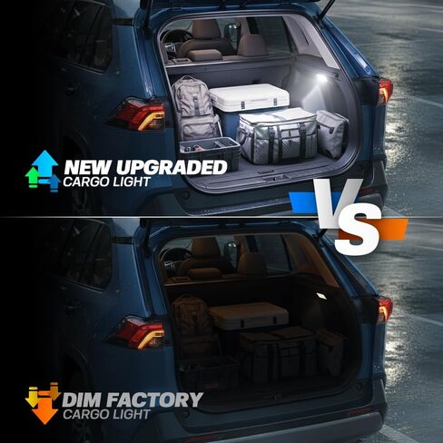 Led Trunk Cargo Area Light for 2006-2022 To'yota RAV4, 2021-2022 RAV4 Prime, 2011-2025 Sienna, 2007-2019 Le'xus RX350 18-SMD 6000K White Led Courtesy Luggage Compartment Light Assembly in Saudi Arabia