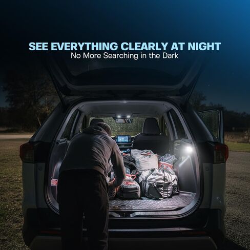 Led Trunk Cargo Area Light for 2006-2022 To'yota RAV4, 2021-2022 RAV4 Prime, 2011-2025 Sienna, 2007-2019 Le'xus RX350 18-SMD 6000K White Led Courtesy Luggage Compartment Light Assembly in Saudi Arabia