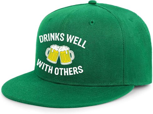 قبعات عيد القديس باتريك Snapback للنساء والرجال - قبعات سانت باتريك الخضراء مثالية لحفلات العرض - هدايا مثالية in Saudi Arabia