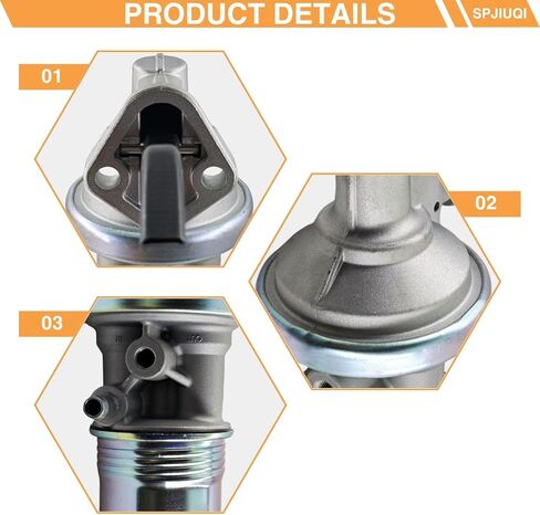 مضخة الوقود الميكانيكية M4008 SP1015MP SP1052MP MF0063 525-8280 تناسب 1958-1973 Ford 300 Thunderbird Galaxie F-100 F-250 لـ 1962-1967 Mercury Commuter Comet 4.8L 6.4L 292 390 CID V8 محركات in Kuwait