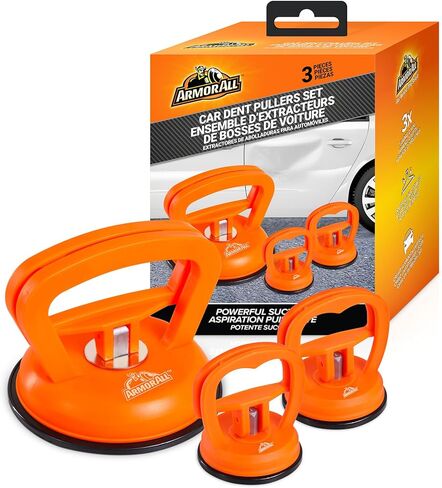 3 عبوات من Armor All Dent Puller، 4.5 بوصة قوية 55 رطلاً لسحب دنت السيارة واثنين من ساحبات صغيرة 2.4 بوصة 16.5 رطل، كوب شفط بدون طلاء لإصلاح دنت السيارة، أداة إصلاح دنت السيارة، شاشة، زجاج، بلاط، أشياء متحركة in Saudi Arabia