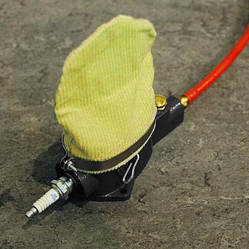 HZEL Car Pneumatic Spark Plug Cleaner, Vehicle Air Sand Blaster Plug Cleaning Tool with Abrasive Material & Fabric Clean Bag, Sparkplug Cleaner for Remove Carbon Buildup Motorcycles Autos in Saudi Arabia