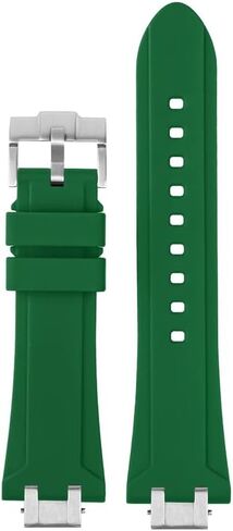 hooson Rubber Watch Strap For MAURICE LACROIX AIKON Connector AI6008 6038 6007 Bracelet Quick Release Metal Steel Head Silicone Band in Kuwait