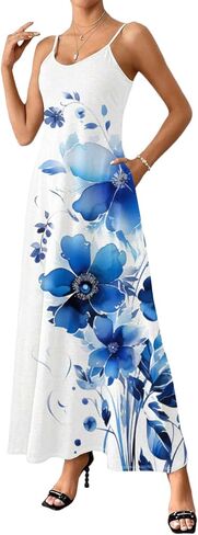 DRESSFO Couple Matching Hawaiian Outfits Watercolor Leaf Floral Print A Line Dress or Men's Short Sleeve Button Up Shirt in Saudi Arabia