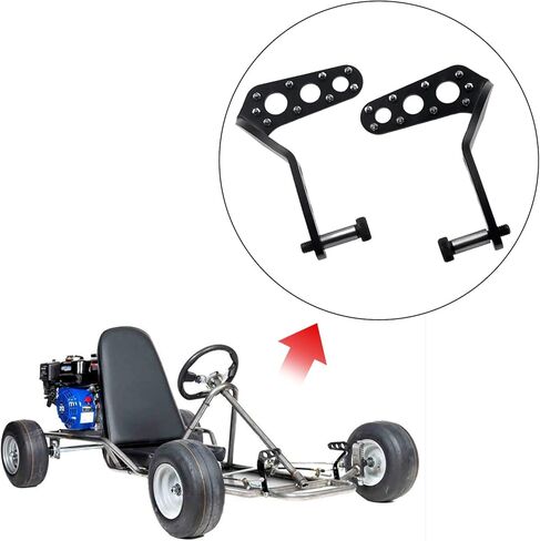طقم دواسات شديدة التحمل مع مربط لعربة الذهاب العالمية لـ Predator 196cc 212cc 6.5hp لـ Manco Go Cart لـ Yerf Dog Kandi DIY أجزاء Go-Kart العتيقة in Saudi Arabia