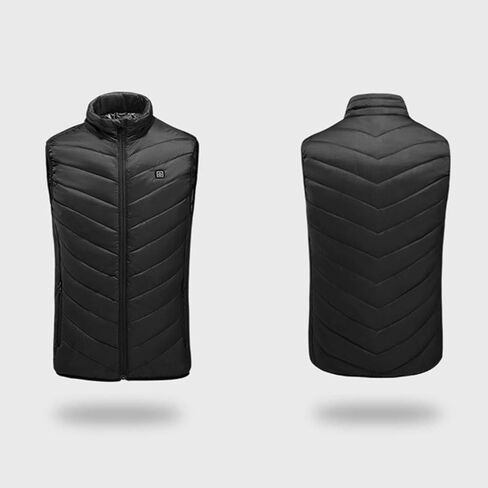 Heated Vest for Men Women,9 Heating Zone 3 Temperature Electric Heated Vest,USB Soft Heated Outerwear,Heated Jacket in Saudi Arabia