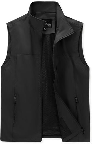Men's Lightweight Vest Work Photo Cargo Sleeveless Jacket for Hiking Travel in Saudi Arabia