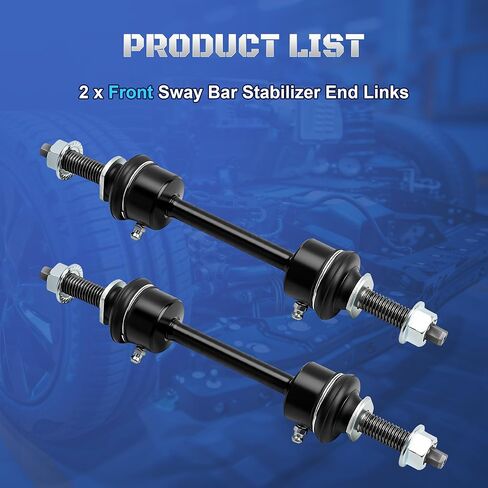 وصلات نهاية قضيب التثبيت الأمامي K750362 متوافقة مع Ford F150 4WD F250 F350 F450 F550 Super Duty 2009 2010 2011 2012 2013 2014 2015 2016 2017 2018 2019 2020، مجموعة من 2 in Kuwait