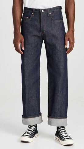 جينز عارٍ ومشهور للرجال من قماش الدنيم القوي Dirty Fade Selvedge in Saudi Arabia