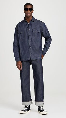 جينز عارٍ ومشهور للرجال من قماش الدنيم القوي Dirty Fade Selvedge in Saudi Arabia