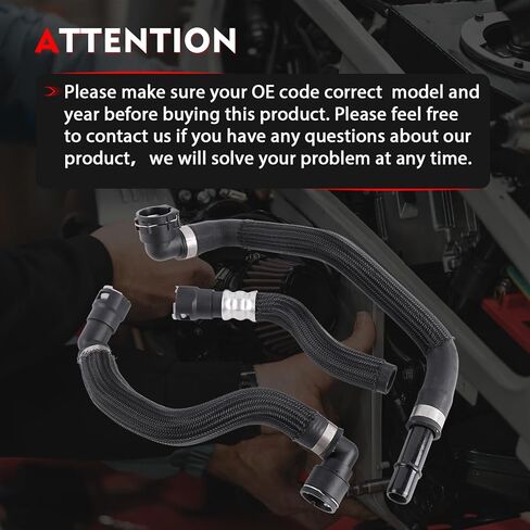 Heater Hose Kit 68199254AB for Jeep Cherokee 2014-2018 for Chrysler 200 2015-2017 Replace 68199254AA,68104972AA 52014624AA,68192082AA in Saudi Arabia