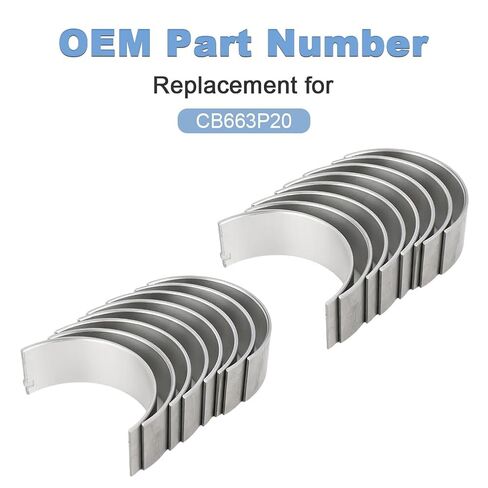 JDMON Engine Connecting Rod Bearing Compatible with Avanti, Buick, Cadillac, Checker, Chevrolet, GMC, Hummer, Isuzu, Oldsmobile, Pontiac, Saab, Workhorse V8 1967-2017 Replacement for CB663P20 (16PCS) in Saudi Arabia