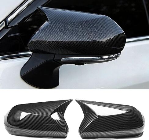 Compatible with Toyota Camry 2026 2025 2024 2023 2022 2021 2020 2019 2018 Accessories Aggressive Look Car Exterior Door Side Rearview Mirror Guard Cover Trim Caps -Glossy Black in Saudi Arabia