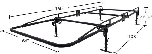 حامل شاحنة الخدمة الفولاذية العالمي - غطاء 1000 رطل - يناسب ارتفاعات صندوق الشاحنات المتعددة - ارتفاع قابل للتعديل 21 بوصة - 30 بوصة ارتفاع in Kuwait