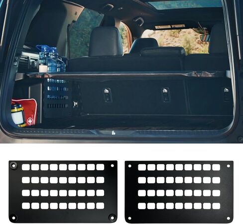 Metal MOLLE Panel for 2026 Honda Passport, Functional Trunk Organizer Storage Panel with Mounting Hardware, Black Partition Board, 2026 Honda Passport Accessories (2 PCS) in Kuwait