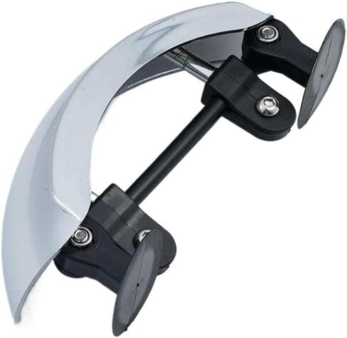 180 Degree No Blind Spot Mirror Motorcycle Windshield Wide Angle Rearview Mirror Clear Parabolic HD Convex Mirror Motorbike Part Tools Compatible With in Kuwait