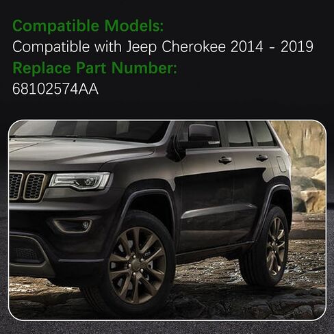 68102574AA Fuel Filler Door Gas Cap Hatch Cover, Fuel Door Lid Compatible with Jeep Cherokee 2014 2015 2016 2017 2018 2019 in Saudi Arabia