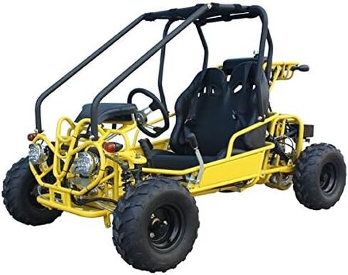 125cc Gokart Gk110 Kandi Mini Raptor 125cc Kart Gokart مع عجلات عكسية وكبيرة مقاس 16 بوصة للأطفال والشباب (وردي) in Kuwait