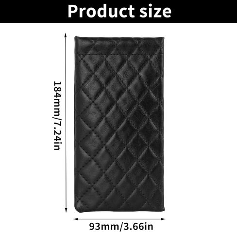 3 Pcs Soft Sunglasses Case Soft Eyeglass Cases for Women, Portable Leather Glasses Bags Squeeze Protective Pouches, Sunglass Pouch for Travel Daily Eyeglasses Sunglasses Organizer, Pink White Black in Saudi Arabia