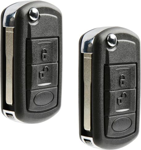 USARemote دخول بدون مفتاح عن بعد مفتاح Fob Flip Thin Blade بديل لـ 2006 2007 2008 2009 2010 2011 Land Rover Range Rover Sport LR3 (NT8-15K6014CFFTXA، 46) in Kuwait
