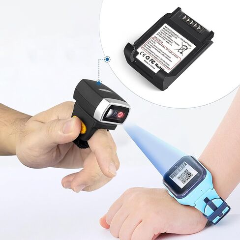 10 Pack for Zebra RS5100 Scanner Battery Replacement: RS51 RS5100 BT-000397 2D Ring Scanner Battery BT-000398 BTRY-RS51-7MA-01 BTRY-RS51-4MA-01 RS61 RS6100 RSBT5 Bluetooth Lithium Batteries 480mAh in Kuwait