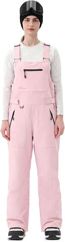 Women Ski Bib Snowboard Pants Snow Overalls Waterproof Windproof Insulate Warm Winter in Saudi Arabia