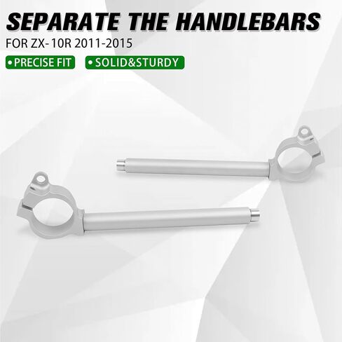 Aluminum Fork Clip-ons Handle Bars Motorcycle Handlebars Clip On Replacement for Kawasaki ZX10R ZX-10R 2011-2015 in Saudi Arabia