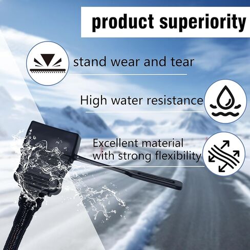 Plug Covers for Western Fisher Snow Plow Wire Harness Compatible with 61548 8291K,2 Pcs in Saudi Arabia