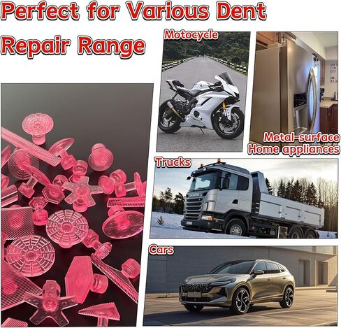 مجموعة أدوات سحب دنت السيارة، طقم إصلاح دنت بدون طلاء، مجموعة إزالة دنت السيارات مع رافع دنت قابل للتعديل، أداة إزالة دنت السيارة أداة إزالة دنت السيارة in Kuwait