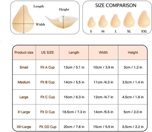 Two Pairs Adhesive Bras for Women, Seamless Nipple Covers with Lift, Ultra-Thin Push Up Pasties in Saudi Arabia