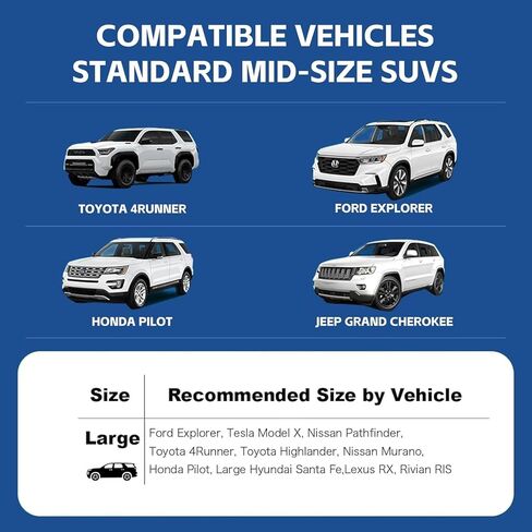 بطانة شحن مقسمة لسيارات الدفع الرباعي - للكلاب والحيوانات الأليفة، شديدة التحمل، بساط صندوق السيارة وغطاء الحمولة مقاوم للماء بنسبة 100% - يناسب المقعد المقسم بنسبة 60/40 ومسند الذراع - يمكن غسله في الغسالة، وغير قابل للانزلاق، ومتين in Kuwait