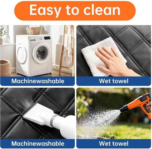 بطانة شحن مقسمة لسيارات الدفع الرباعي - للكلاب والحيوانات الأليفة، شديدة التحمل، بساط صندوق السيارة وغطاء الحمولة مقاوم للماء بنسبة 100% - يناسب المقعد المقسم بنسبة 60/40 ومسند الذراع - يمكن غسله في الغسالة، وغير قابل للانزلاق، ومتين in Kuwait