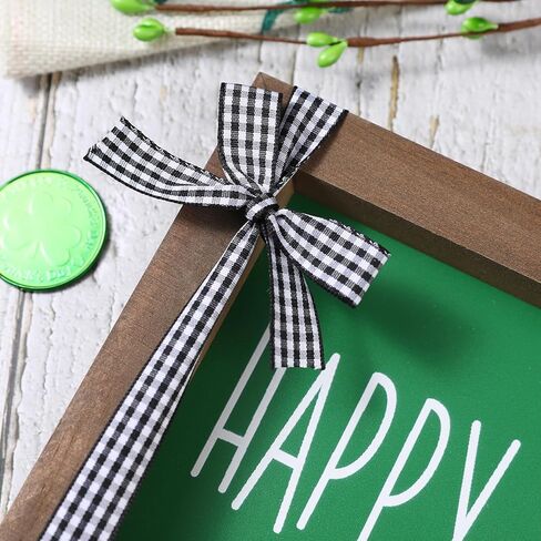 ديكورات عيد القديس باتريك - لافتة سطح الطاولة للقديس باتريك السعيد - علامة مزرعة خشبية لعيد القديس باتريك للمنزل ورف الموقد وطاولة ديكور النافذة in Kuwait