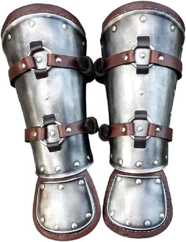 Witcher Bracers, LARP Armor, Halloween Fantasy Cosplay, Steel & Leather Medieval Arm Guard Armor in Saudi Arabia