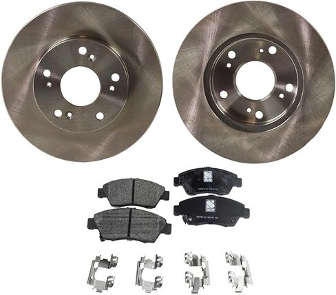 Replacement Disc Brake Rotor and Pad Kit compatible with Honda Civic 2004 (2.0L l4) Front in Saudi Arabia