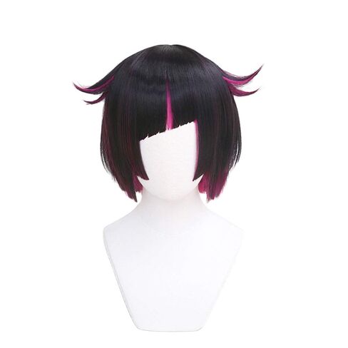 Black + Red Purple Anime Wig Costume Character Wig Cosplay in Saudi Arabia