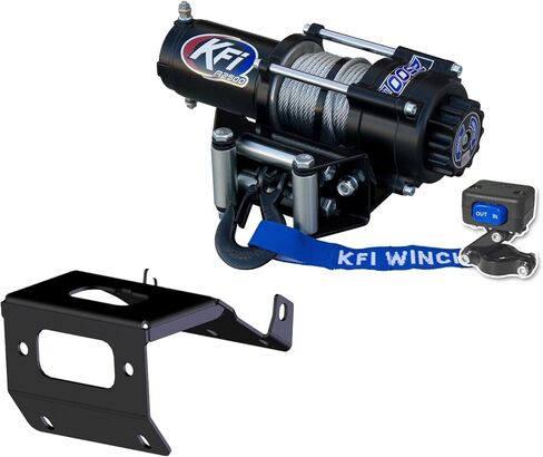 RPM Fits KFI 2500LBS Winch Kit & Winch Mount for 2001-2003 Compatible with Polaris Compatible with Sportsman 500 HO 4x4 in Saudi Arabia