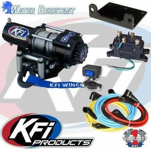 RPM Fits KFI 2500LBS Winch Kit & Winch Mount for 2001-2003 Compatible with Polaris Compatible with Sportsman 500 HO 4x4 in Saudi Arabia