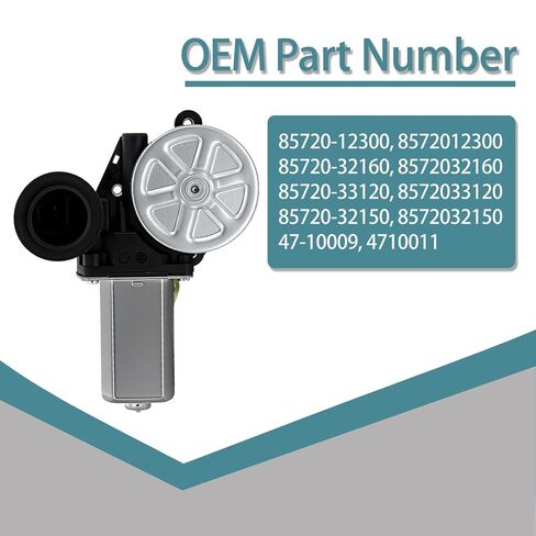 Power Window Lift Motor Left Replacement for 2002-2006 Toyota Camry,2001-2007 Highlander,2001-2005 RAV4 & 2004-2006 Scion xA Replace# 85720-12300, 85720-32160, 4710011 in Saudi Arabia