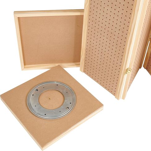 SSWBasics برج عرض Pegboard دوار بطول 5 بوصات مع قاعدة وأعلى - مجوهرات بأربعة جوانب in Saudi Arabia