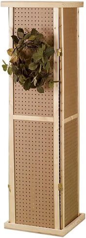 SSWBasics برج عرض Pegboard دوار بطول 5 بوصات مع قاعدة وأعلى - مجوهرات بأربعة جوانب in Saudi Arabia