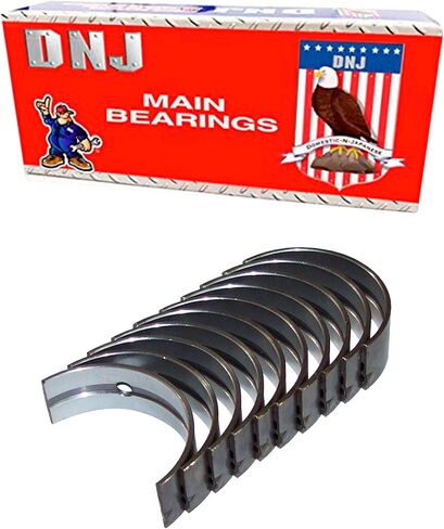 DNJ MB910 مجموعة المحامل الرئيسية القياسية لـ 1972-1982 تويوتا كورولا 1.6L-1.8L L4 8V OHV 1588cc in Kuwait