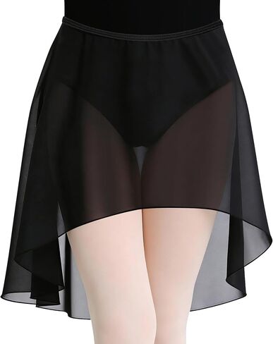 Ballet Mesh Skirt for Women Adult Girls Ballerina Pull on Elastic Waist Semi-Sheer Mesh Skirt for Team Dance in Saudi Arabia