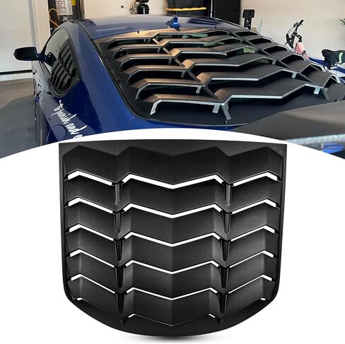 Bonbo Rear Window Louver for Hyundai Genesis Coupe 2010 2011 2012 2013 2014 2015 2016 Matte Black Rear Windshield Sun Shade Cover ABS Custom Fit in Saudi Arabia