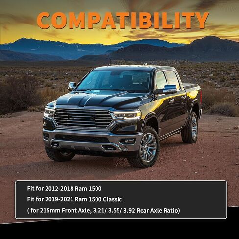 طقم عمود متوسط ​​للمحور التفاضلي الأمامي مناسب لـ 2012-2018 Ram 1500، 2019-2021 Ram 1500 Classic، OE # 68146594AB، 68146594AA، 68257420AF، 68257421AF، 68257422AF، 722N695BKA in Saudi Arabia