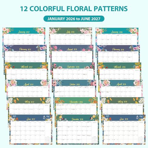 2026 Desk Calendar， Personal Desk Planner for Teacher Family School Office Supplies in Kuwait