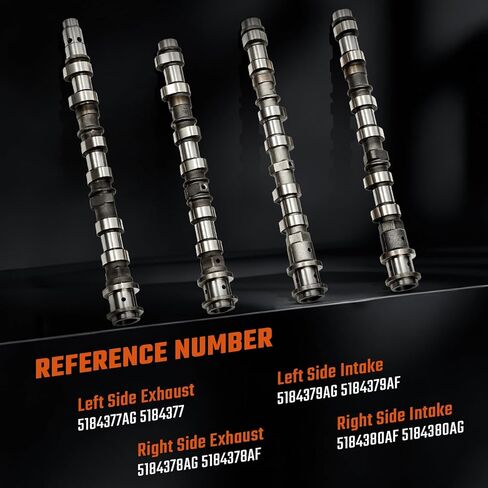 Engine Camshafts Rockers Arm Lifters Kit 3.6L V6 Pentastar 66 PCS, Fit For Dodge Charger Challenger Durango, Fit For Jeep Cherokee Wrangler, Fit For Chrysler, 5184377AG 5184378AG 5184332AA 5184296AH in Saudi Arabia