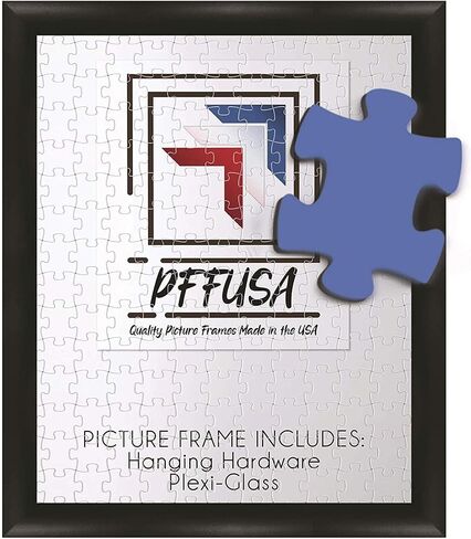 إطار أحجية PFFO مقاس 18×24 لألغاز الصور المقطوعة، إطار صورة أسود لديكور الحائط الحديث أو التقليدي in Kuwait