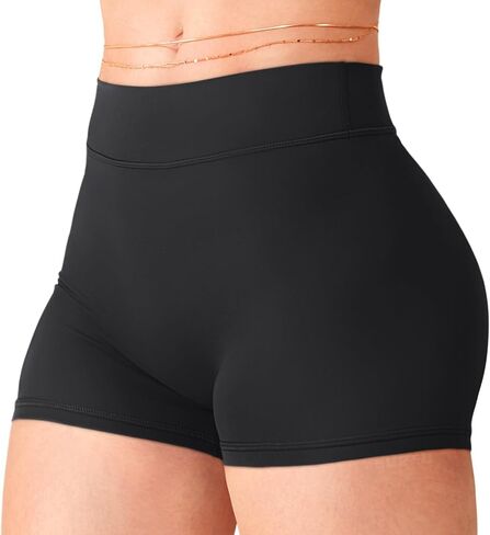 YEOREO Women's Low Rise Biker Shorts 2.5" No Front Seam Zahida Workout Volleyball Gym Yoga Booty Shorts in Saudi Arabia